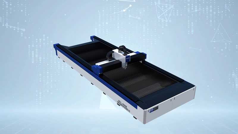 BCL單平臺光纖激光切割機三維動畫演示視頻