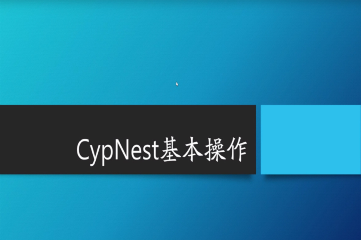 柏楚套料軟件CypNest視頻教程